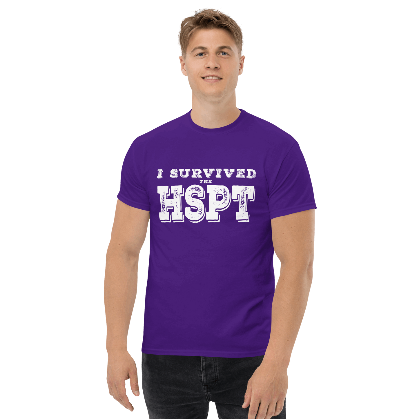 Nunya Biz - Men's I Survived the HSPT T-shirt - Nunya Biz store