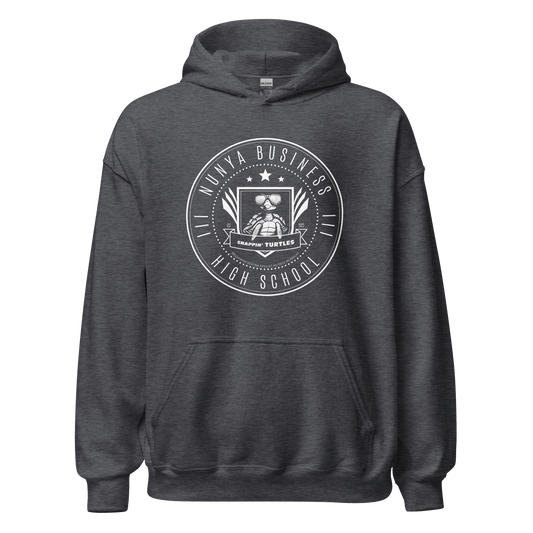 Nunya Business High School Badge Hoodie - Nunya Biz store