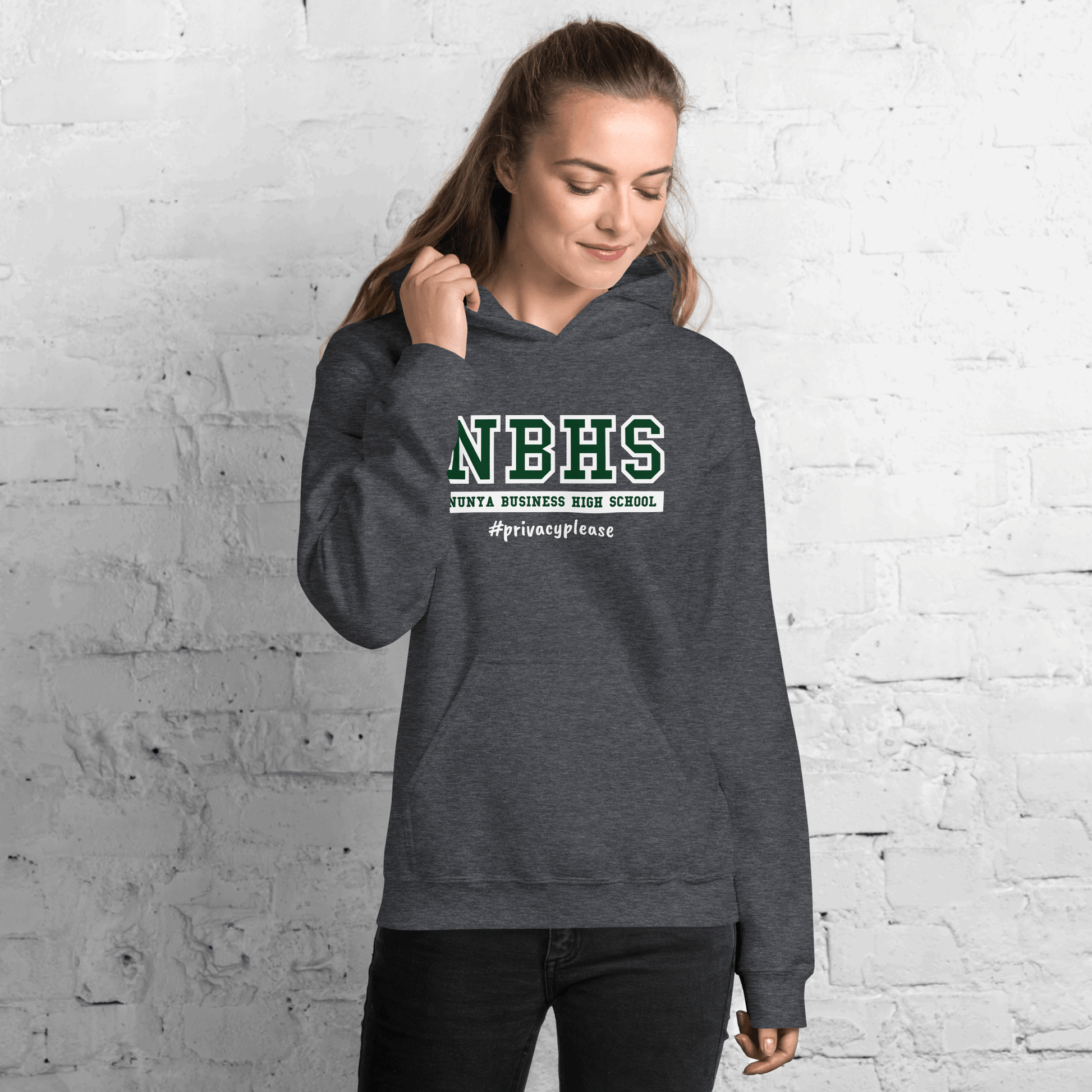 Nunya Business High School #PrivacyPlease Hoodie - Nunya Biz store