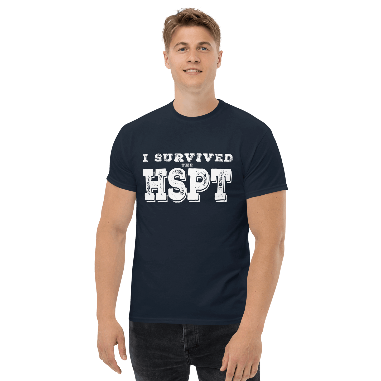 Nunya Biz - Men's I Survived the HSPT T-shirt - Nunya Biz store