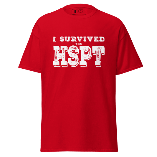 Nunya Biz - Men's I Survived the HSPT T-shirt - Nunya Biz store