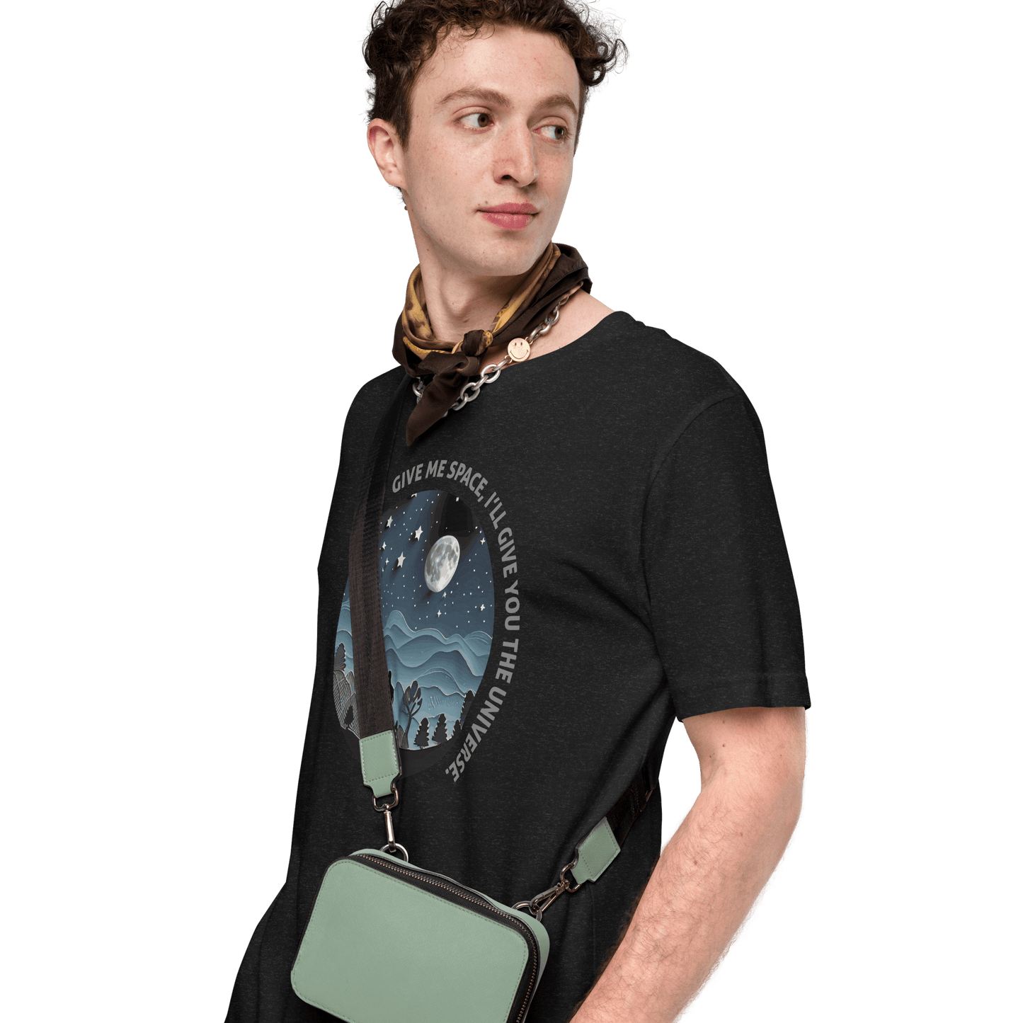 Nunya Biz - Men's Space T-shirt - Nunya Biz store