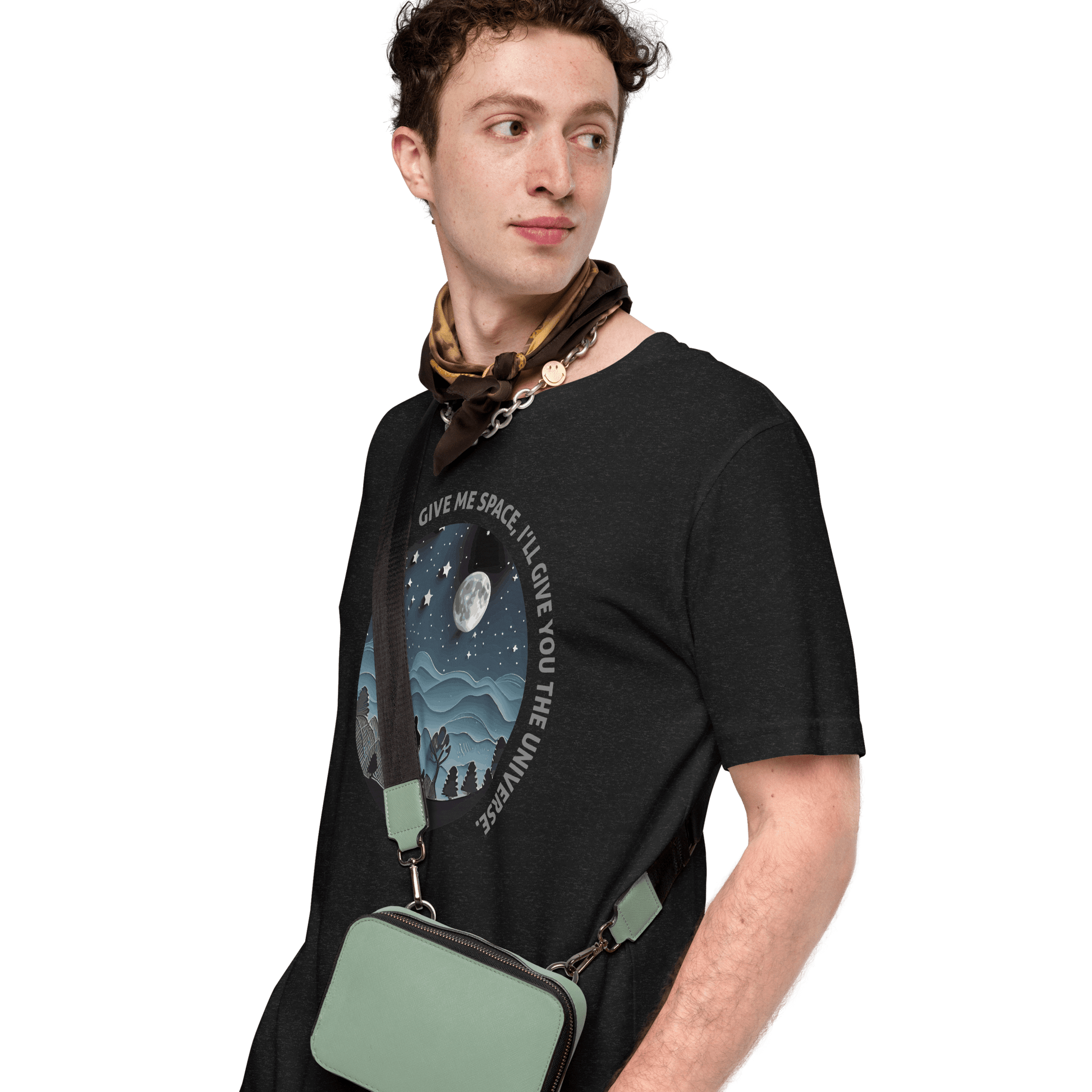 Nunya Biz - Men's Space T-shirt - Nunya Biz store