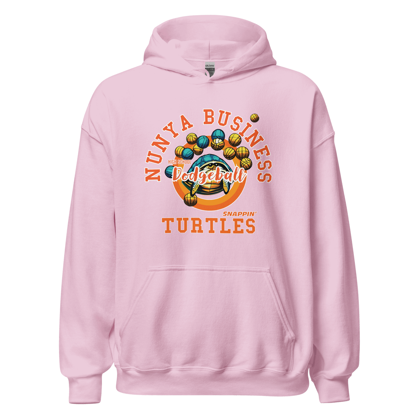 NBHS Athletics - Dodgeball Hoodie - Nunya Biz store