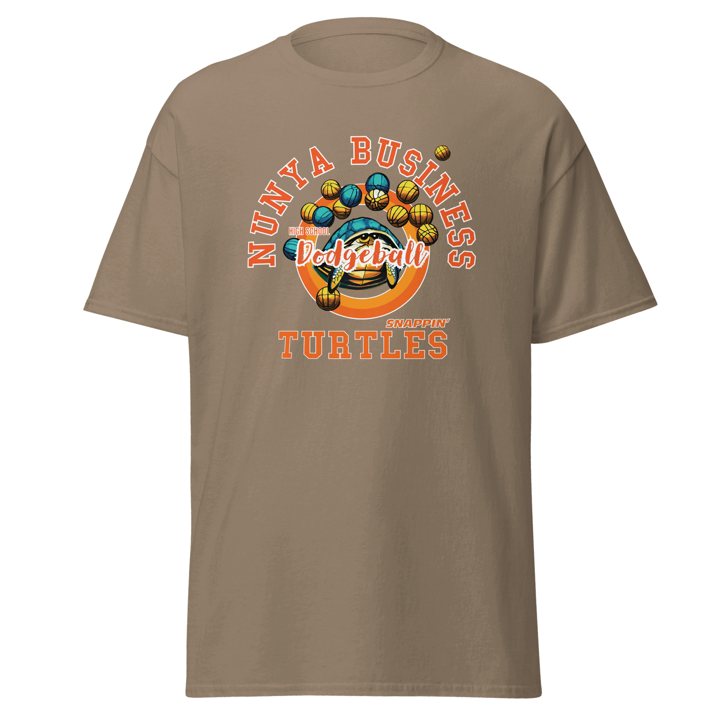 NBHS Athletics - Dodgeball T-shirt - Nunya Biz store