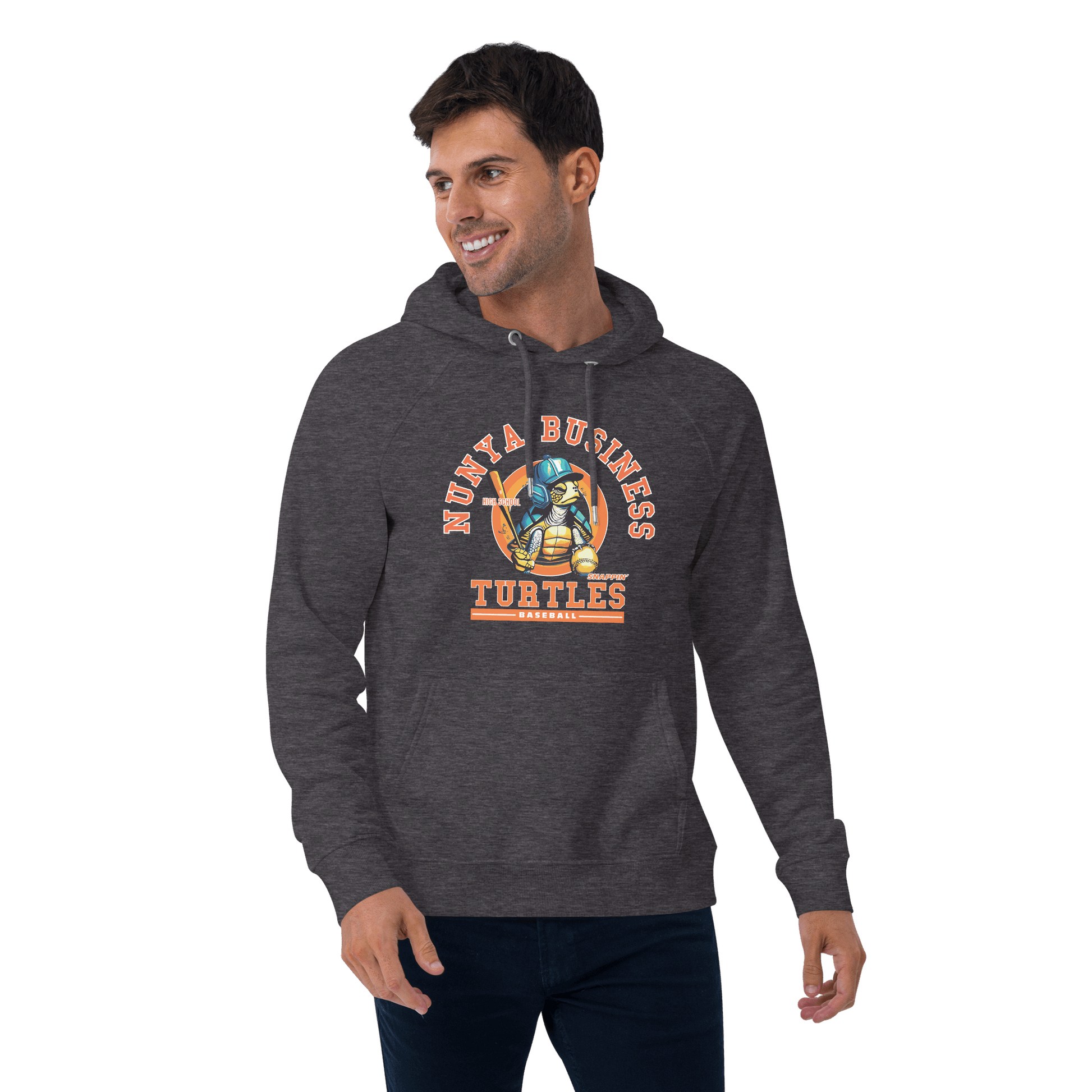 NBHS Athletics - Eco Baseball Hoodie - Nunya Biz store