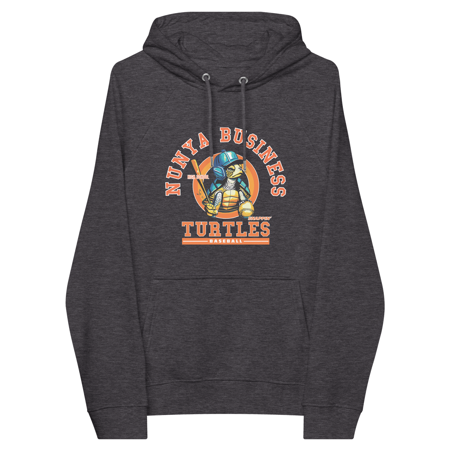 NBHS Athletics - Eco Baseball Hoodie - Nunya Biz store