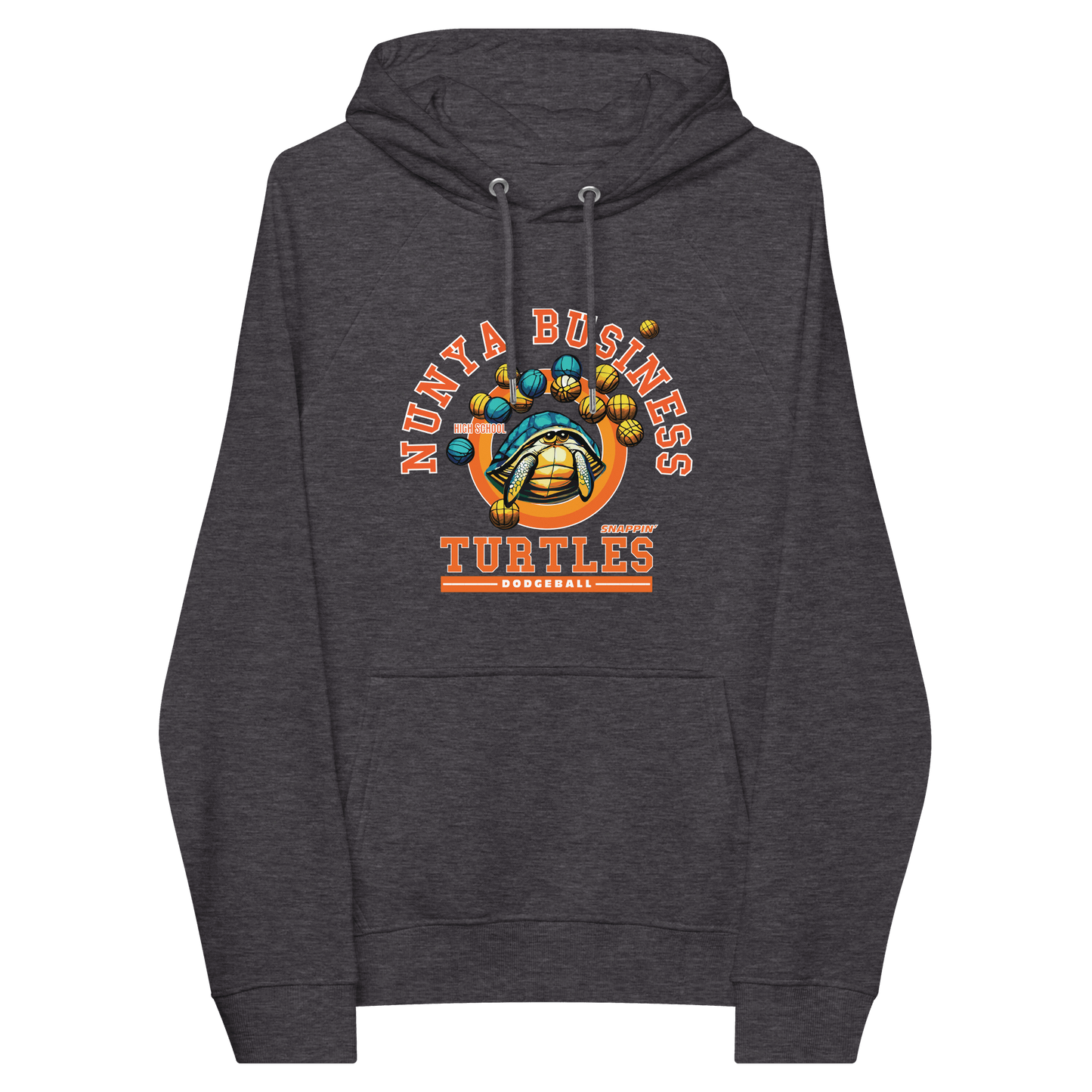 NBHS Athletics - Eco Dodgeball Hoodie - Nunya Biz store