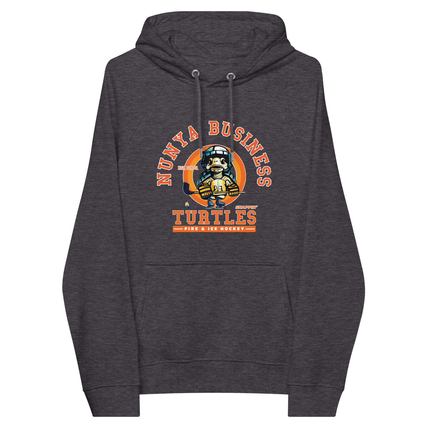 NBHS Athletics - Eco Fire & Ice Hockey Hoodie - Nunya Biz store