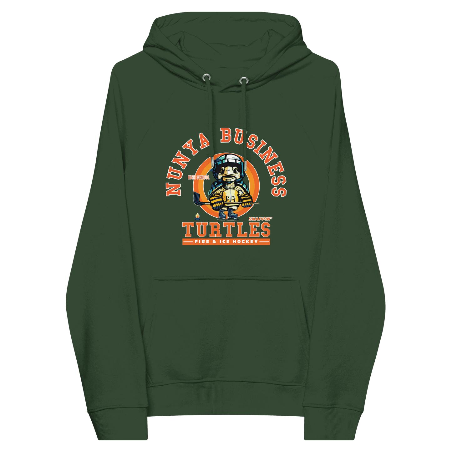 NBHS Athletics - Eco Fire & Ice Hockey Hoodie - Nunya Biz store