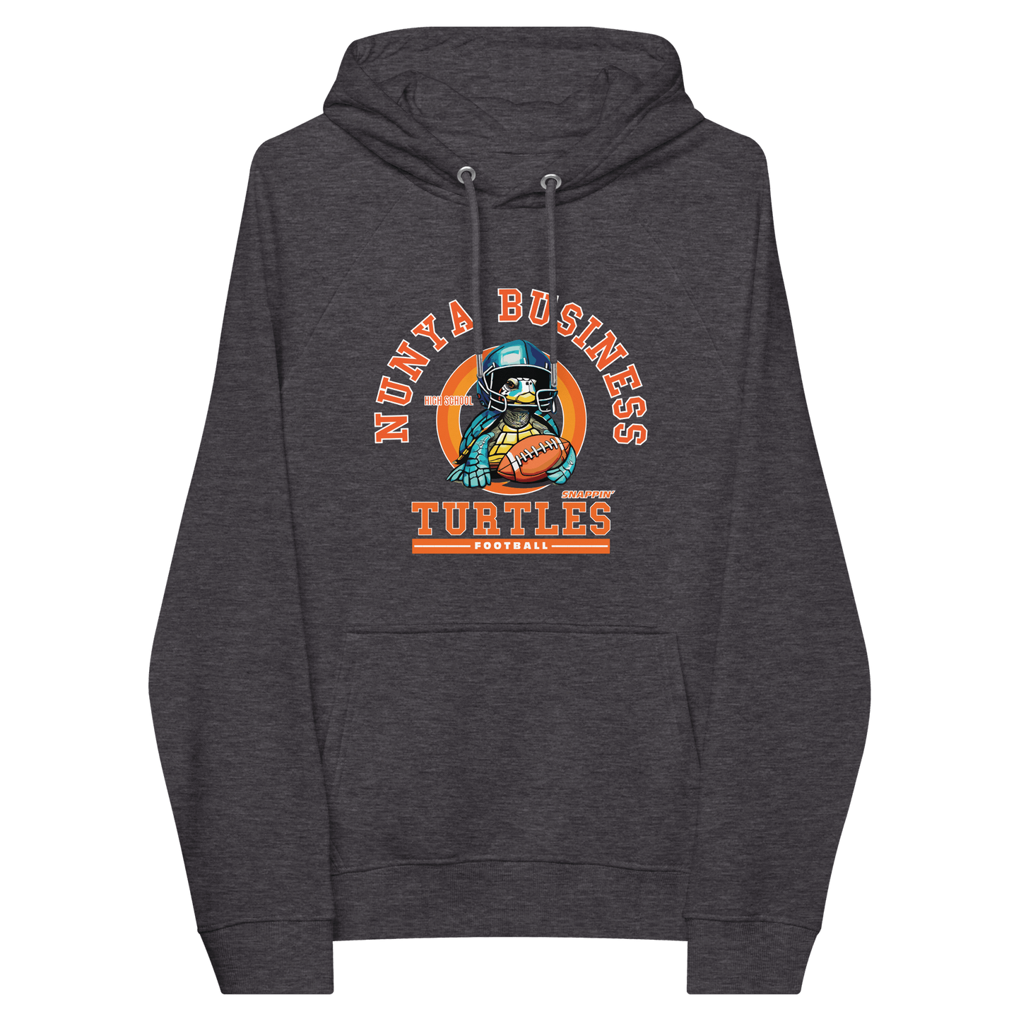 NBHS Athletics - Eco Football Hoodie - Nunya Biz store