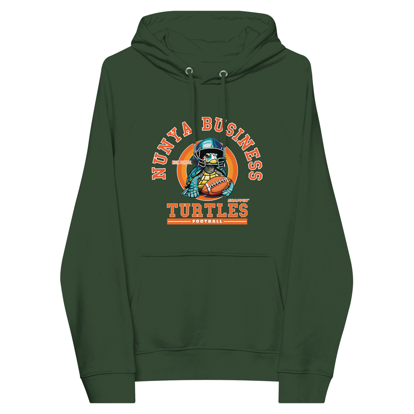 NBHS Athletics - Eco Football Hoodie - Nunya Biz store