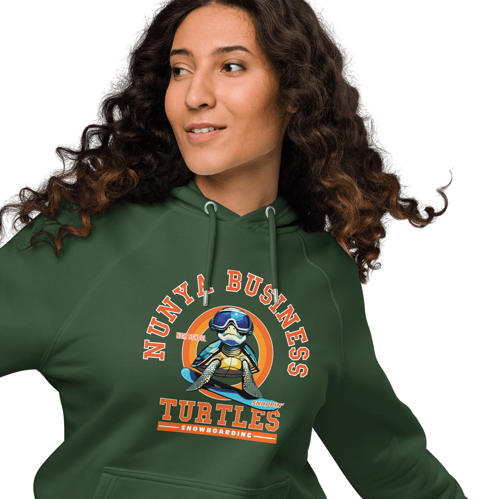 NBHS Athletics - Eco Snowboarding Hoodie - Nunya Biz store