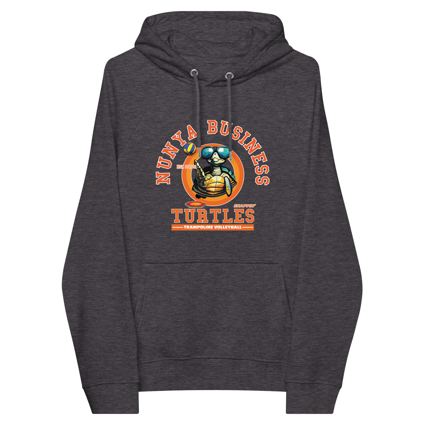 NBHS Athletics - Eco Trampoline Volleyball Hoodie - Nunya Biz store