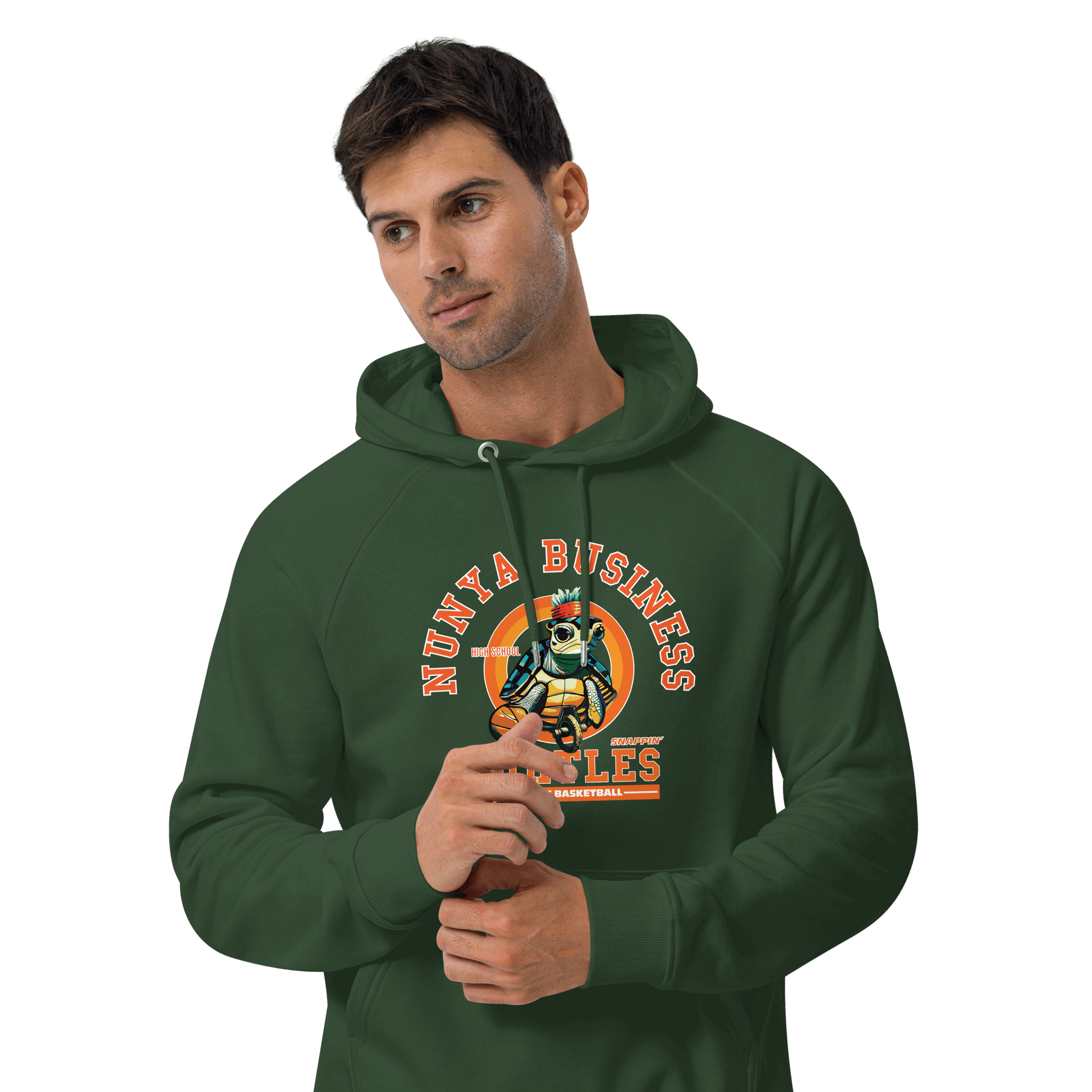 NBHS Athletics - Eco Unicycle Basketball Hoodie - Nunya Biz store