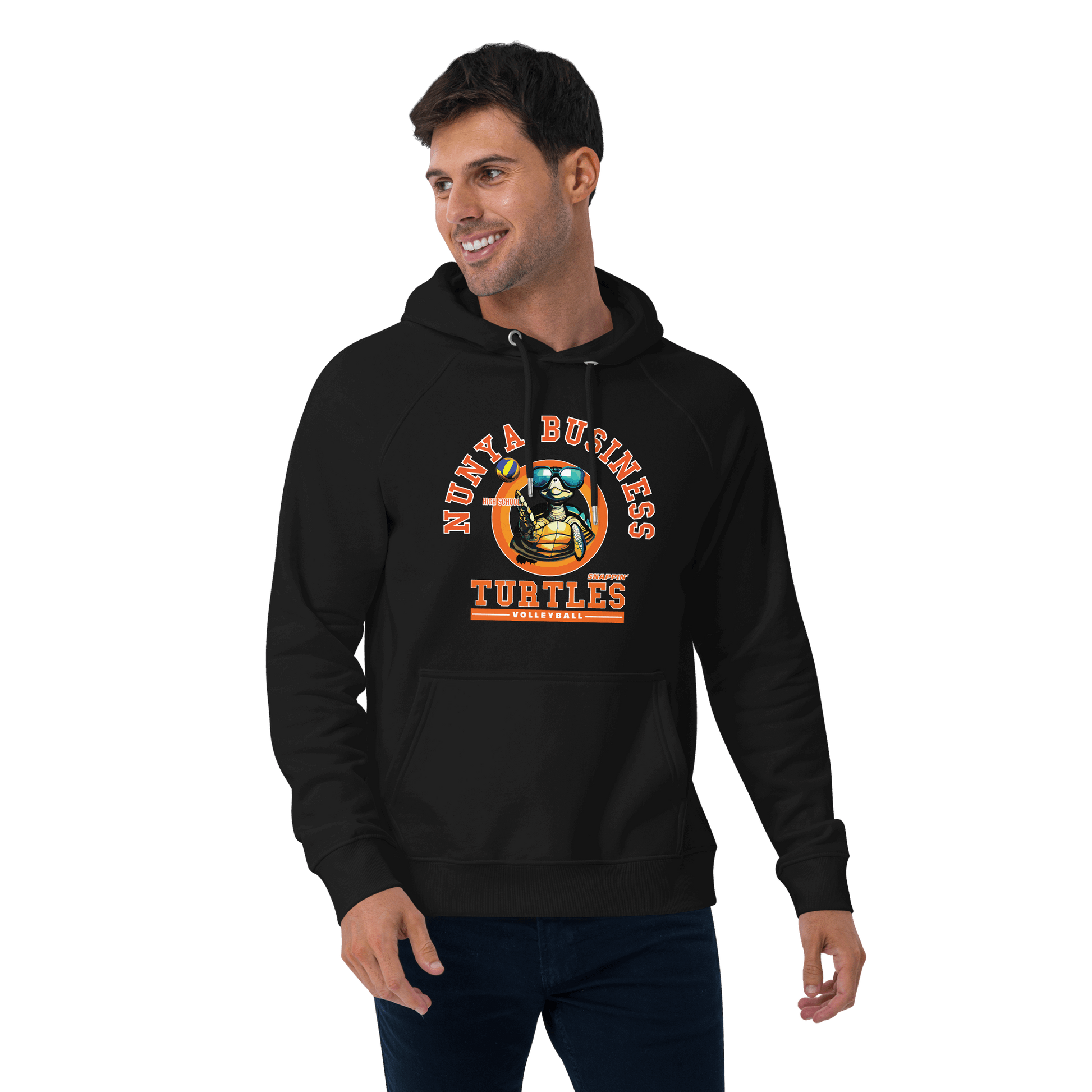 NBHS Athletics - Eco Volleyball Hoodie - Nunya Biz store