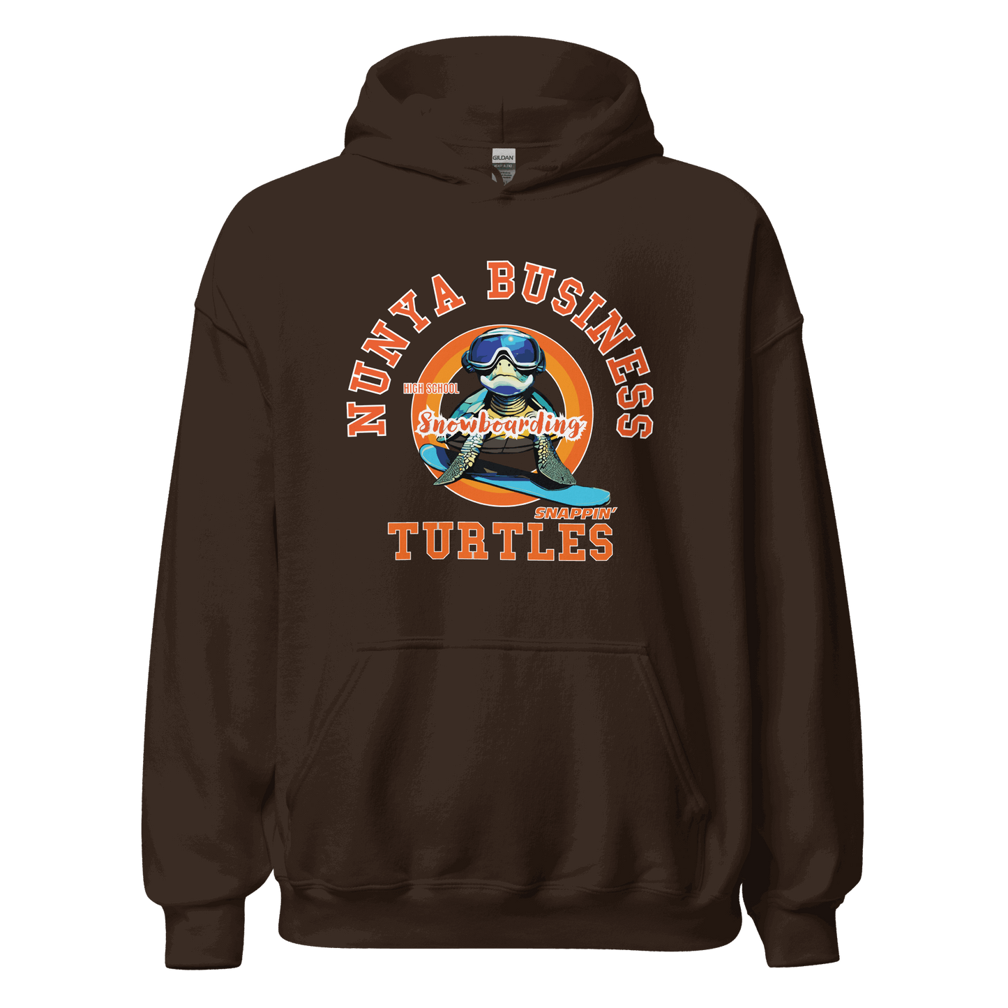 NBHS Athletics - Snowboarding Hoodie - Nunya Biz store