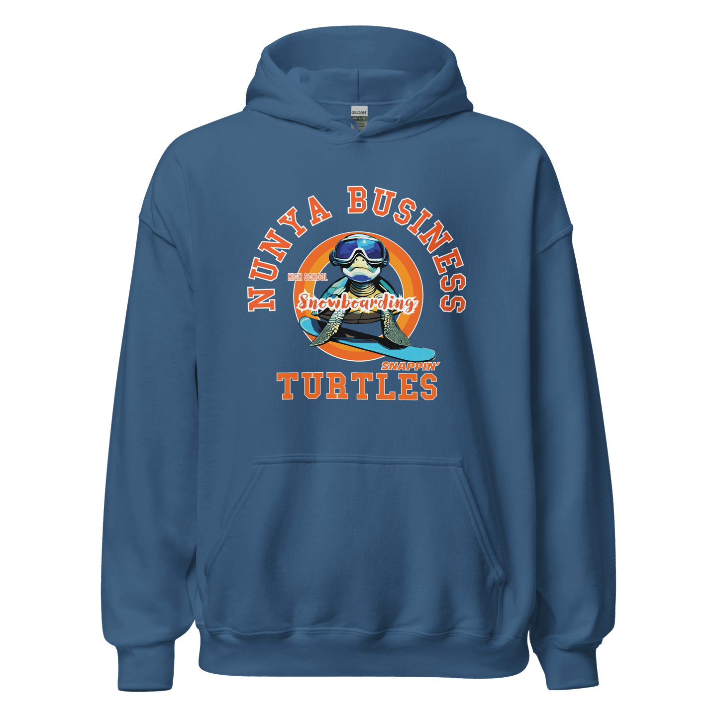 NBHS Athletics - Snowboarding Hoodie - Nunya Biz store