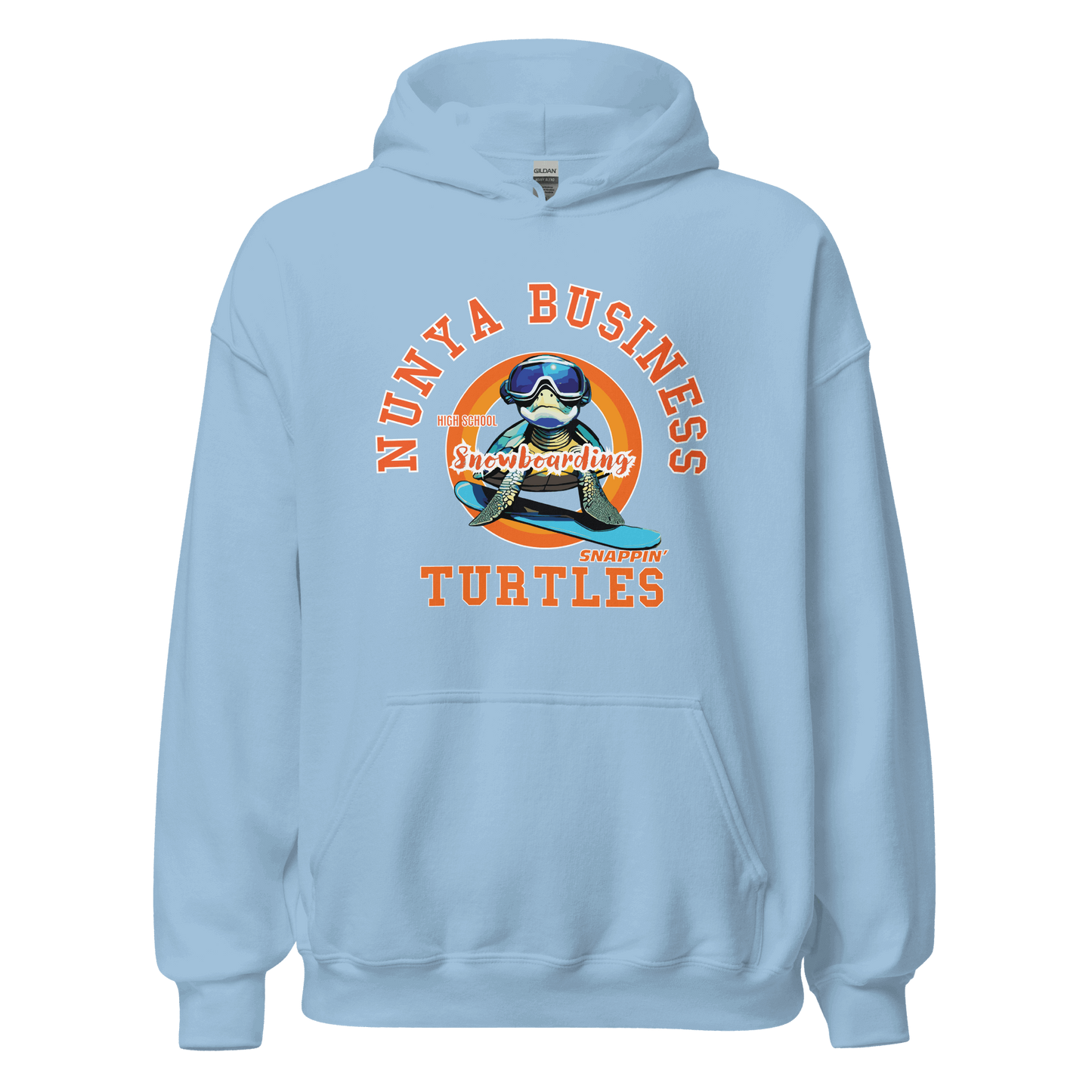 NBHS Athletics - Snowboarding Hoodie - Nunya Biz store