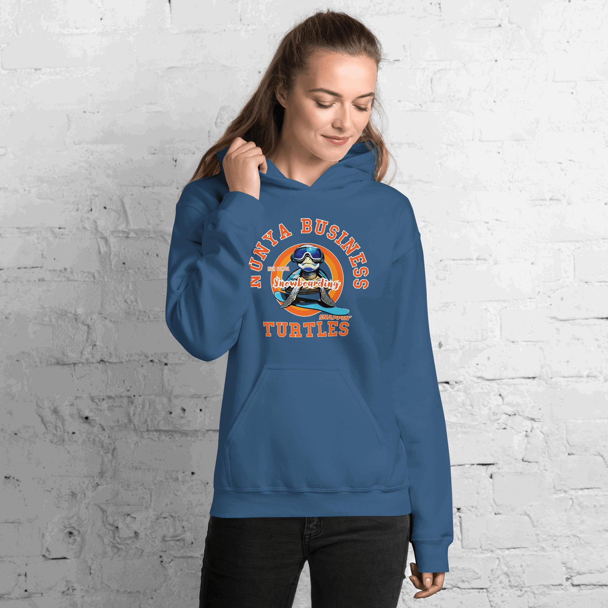 NBHS Athletics - Snowboarding Hoodie - Nunya Biz store