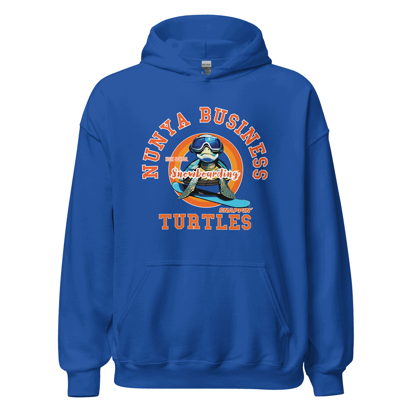 NBHS Athletics - Snowboarding Hoodie - Nunya Biz store