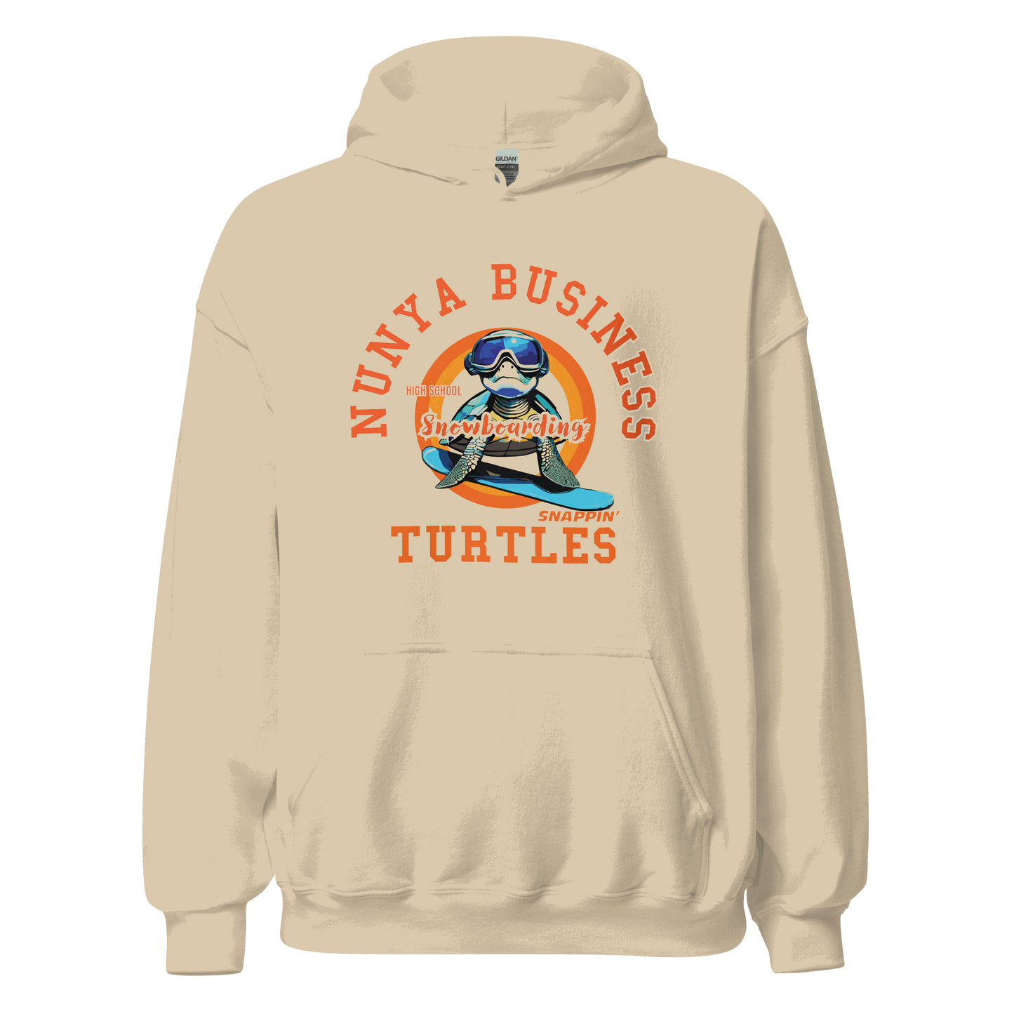 NBHS Athletics - Snowboarding Hoodie - Nunya Biz store