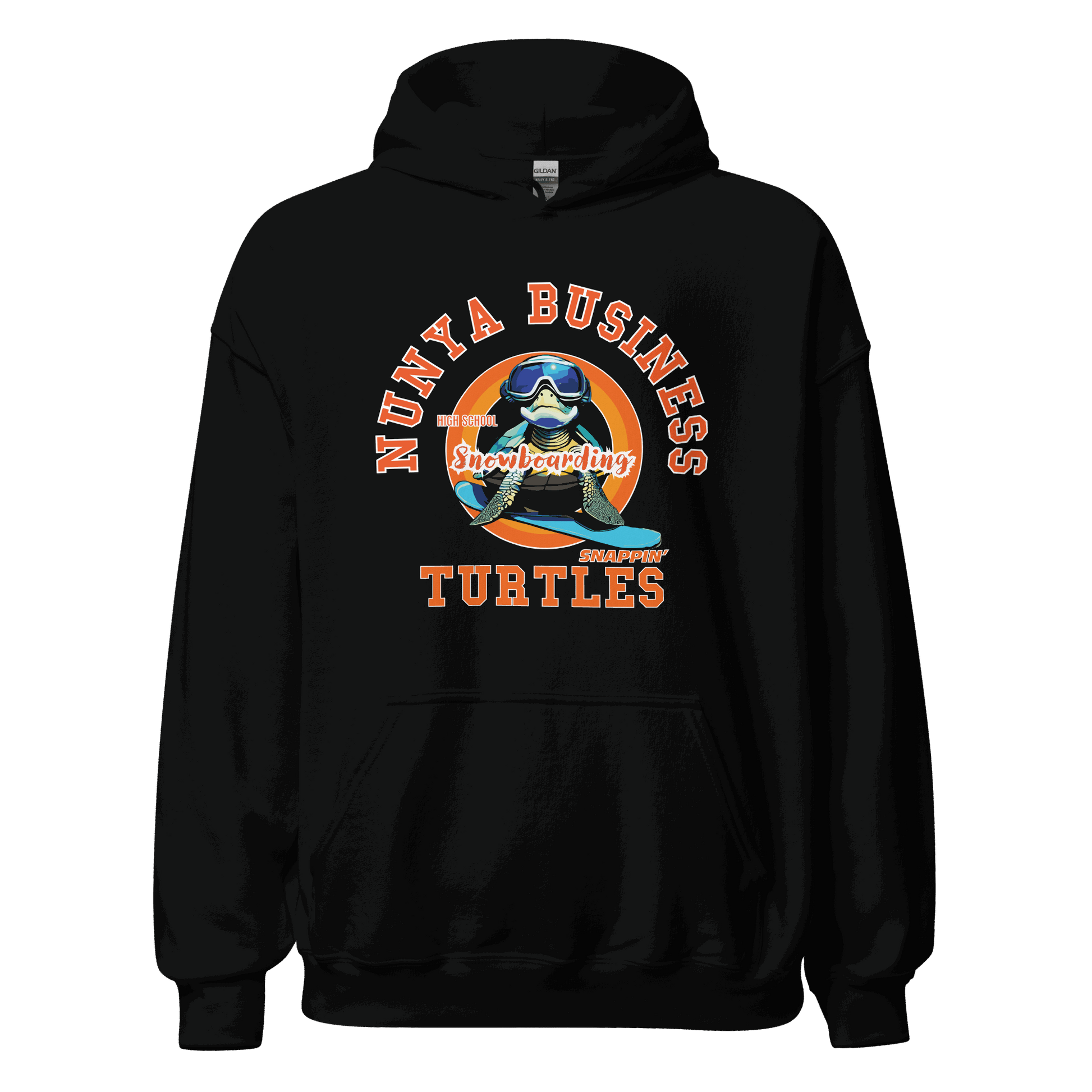 NBHS Athletics - Snowboarding Hoodie - Nunya Biz store