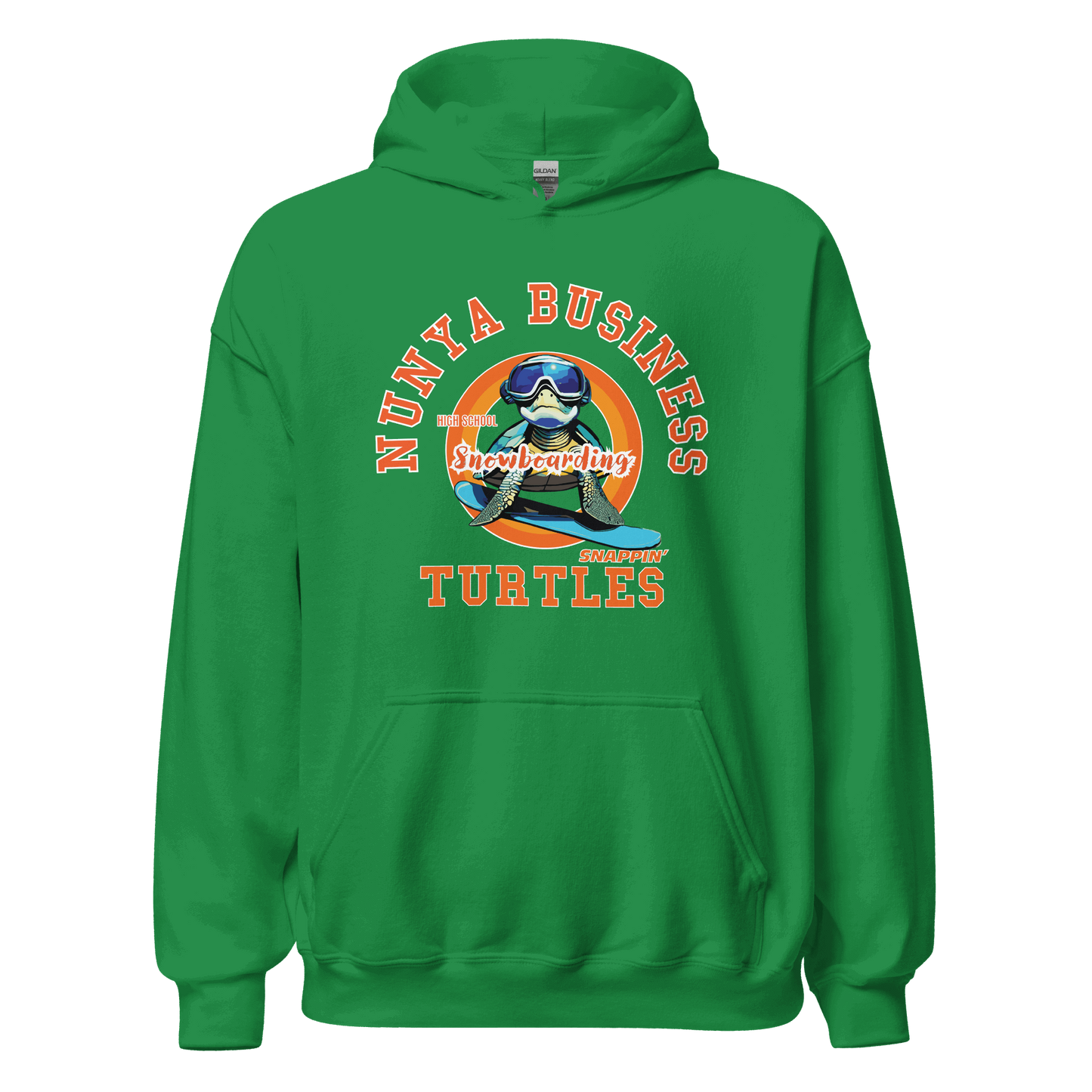 NBHS Athletics - Snowboarding Hoodie - Nunya Biz store