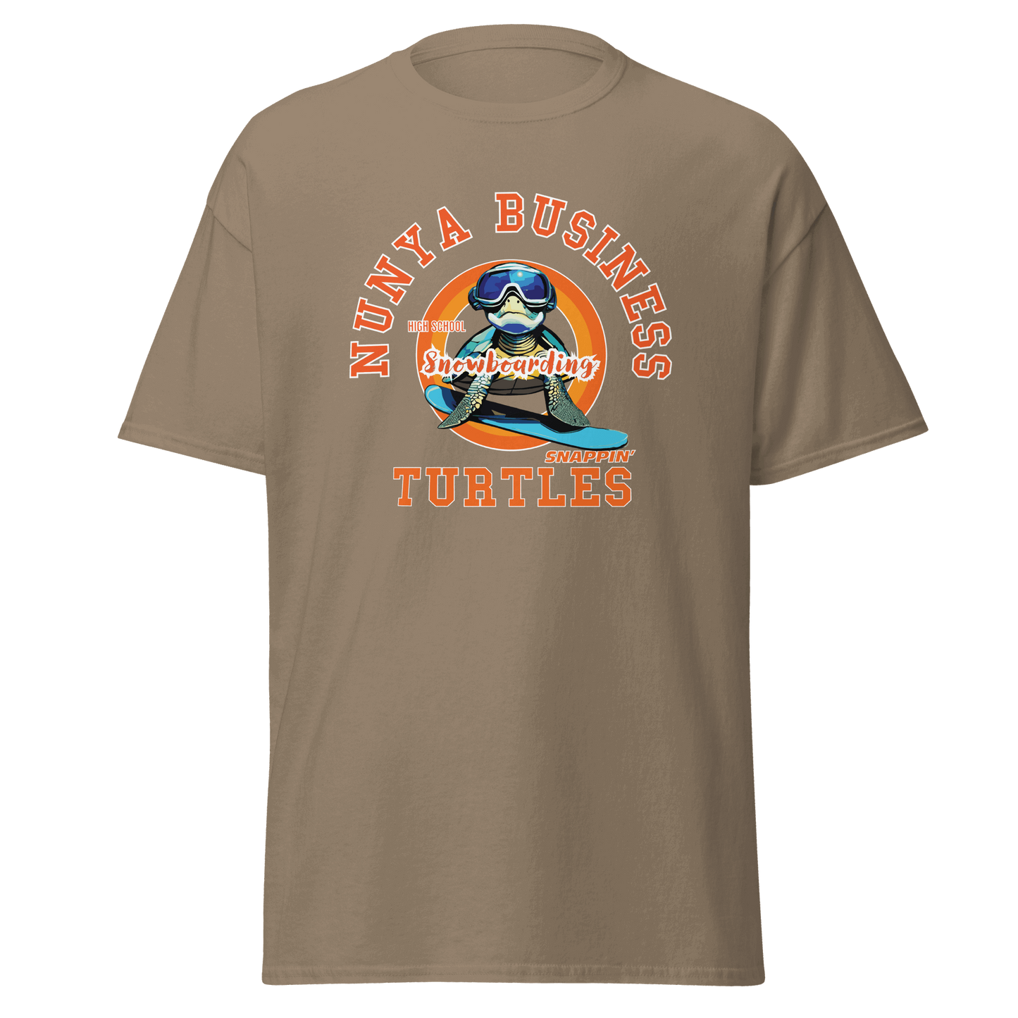 NBHS Athletics - Snowboarding T-shirt - Nunya Biz store