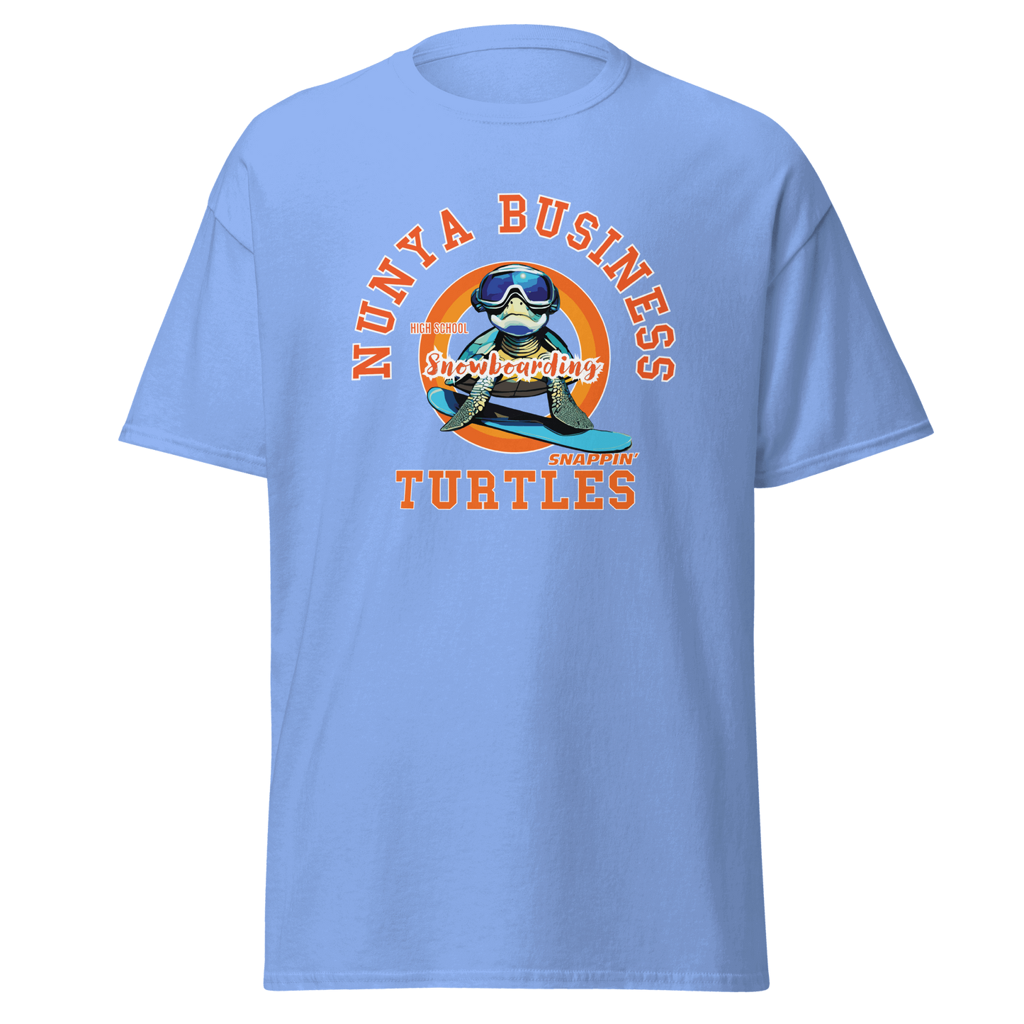 NBHS Athletics - Snowboarding T-shirt - Nunya Biz store