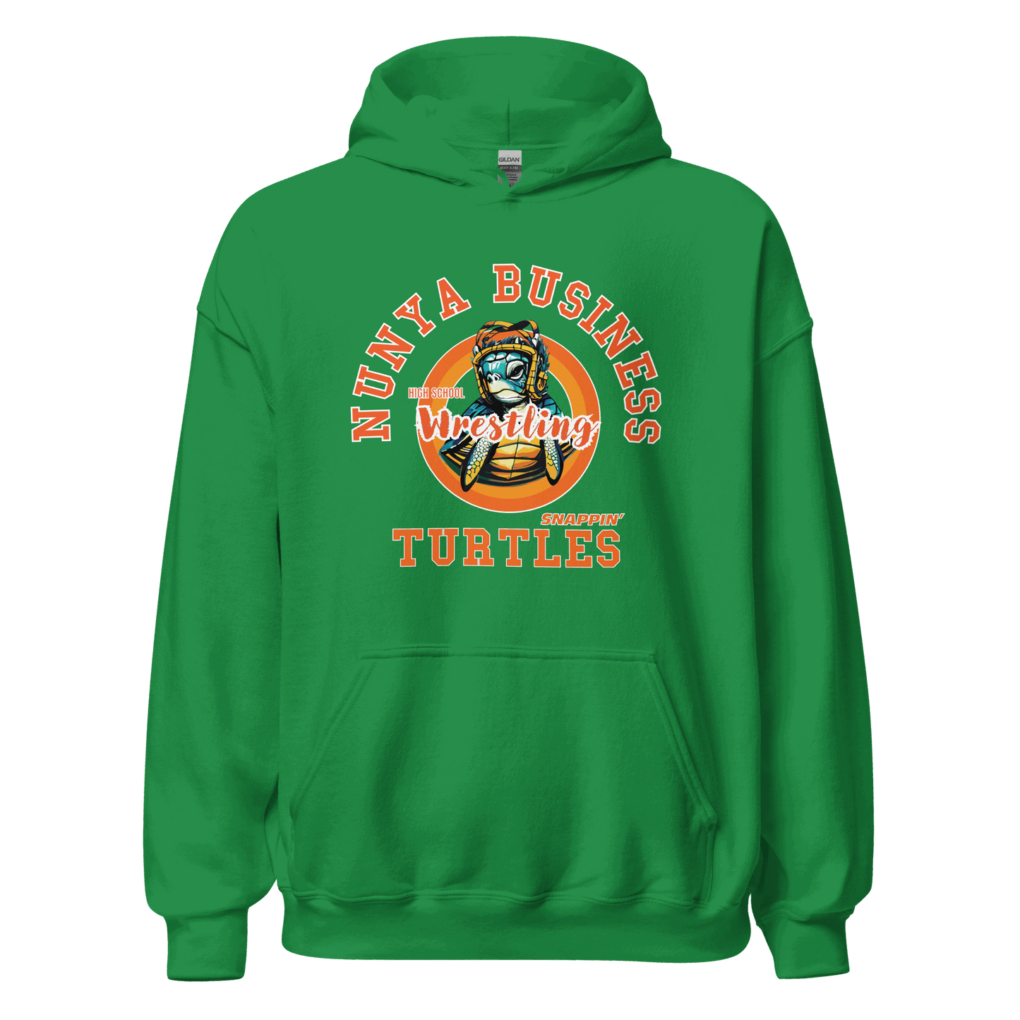 NBHS Athletics - Wrestling Hoodie - Nunya Biz store