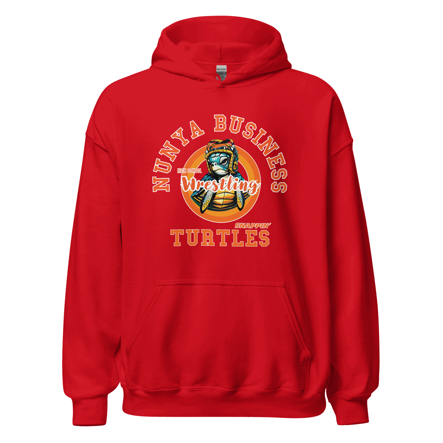 NBHS Athletics - Wrestling Hoodie - Nunya Biz store