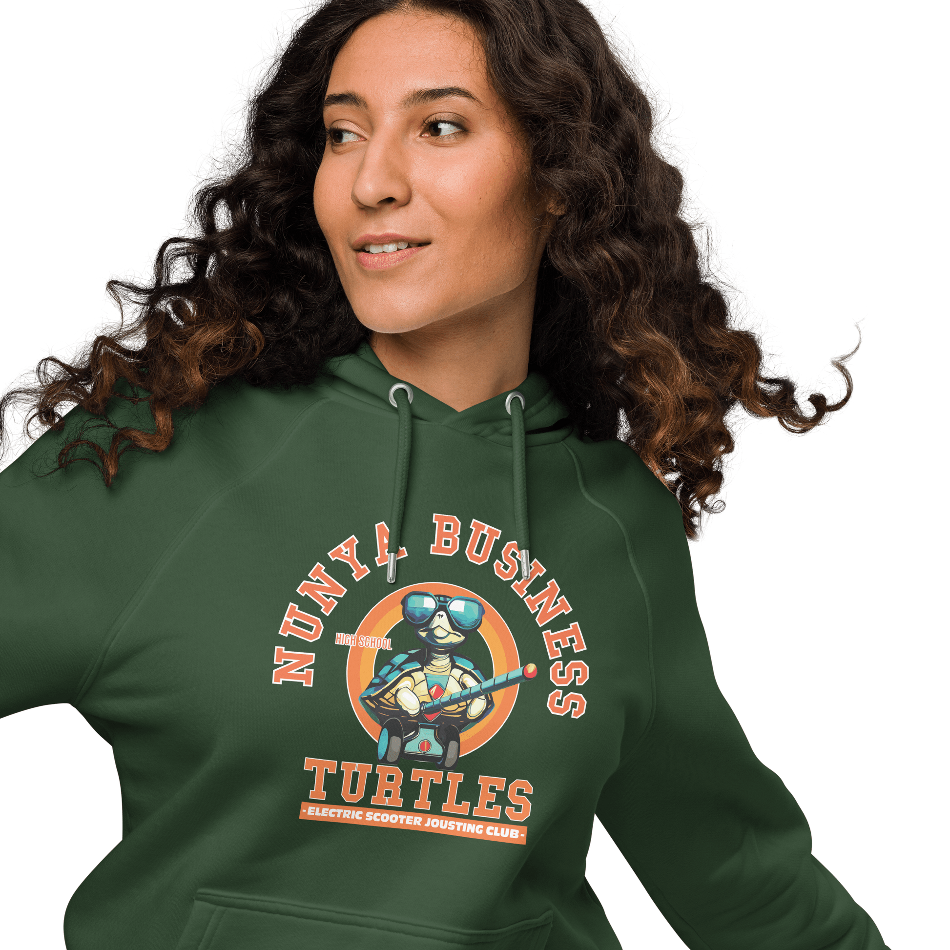 NBHS Eco Electric Scooter Jousting Club Hoodie - Nunya Biz store