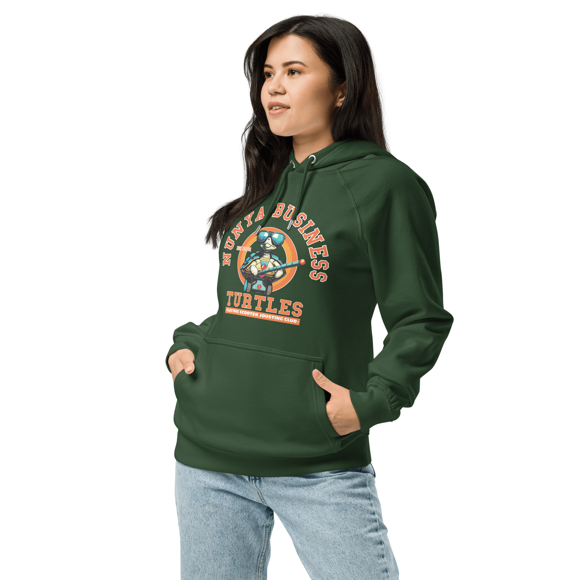 NBHS Eco Electric Scooter Jousting Club Hoodie - Nunya Biz store