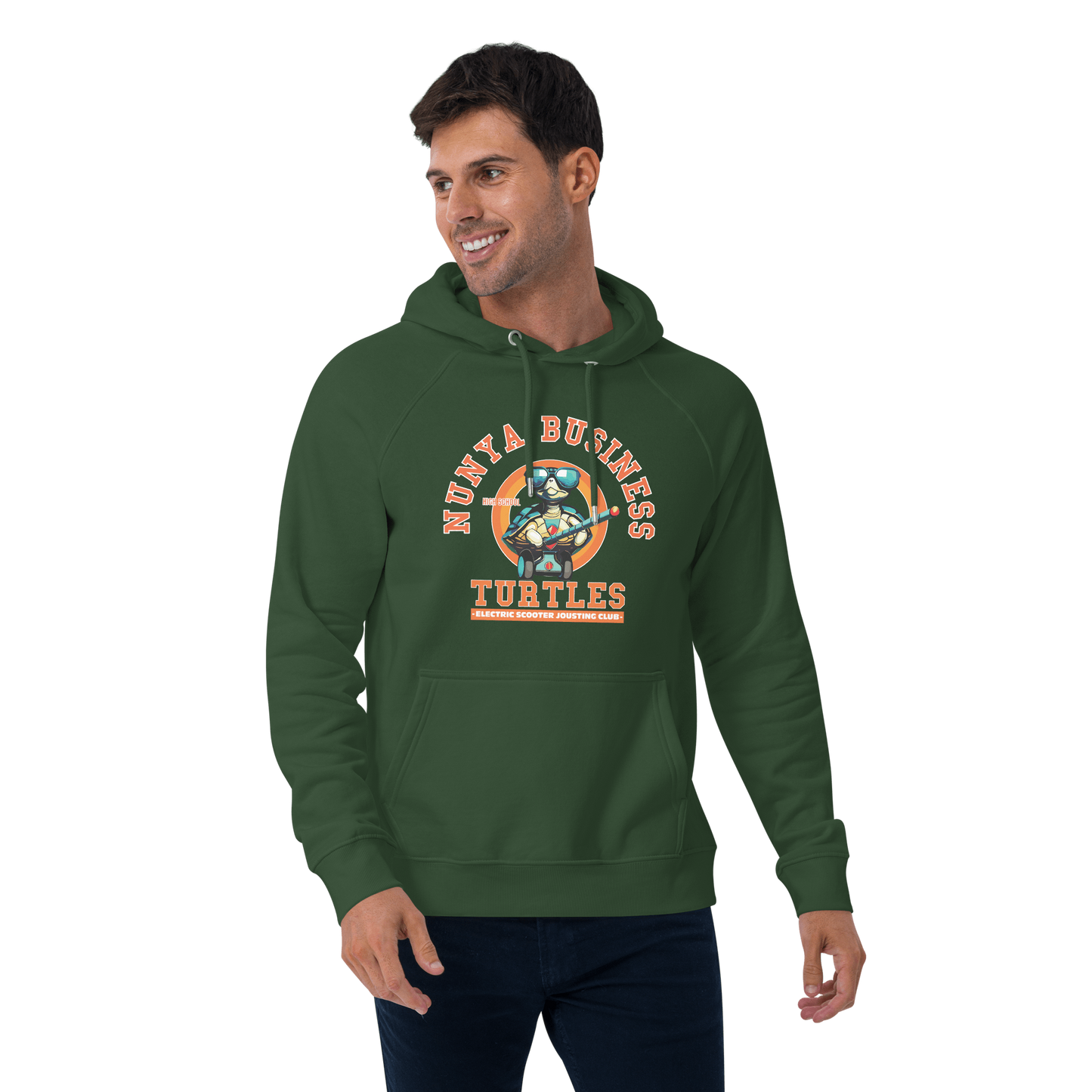 NBHS Eco Electric Scooter Jousting Club Hoodie - Nunya Biz store