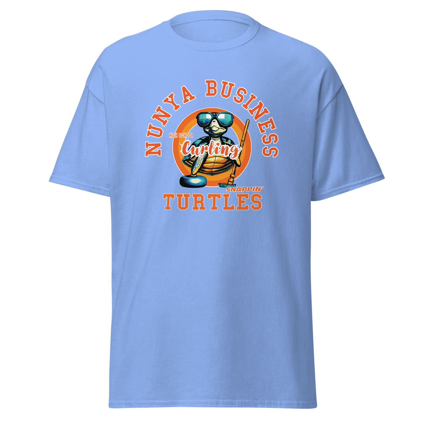 NHBS Athletics - Curling T-shirt - Nunya Biz store