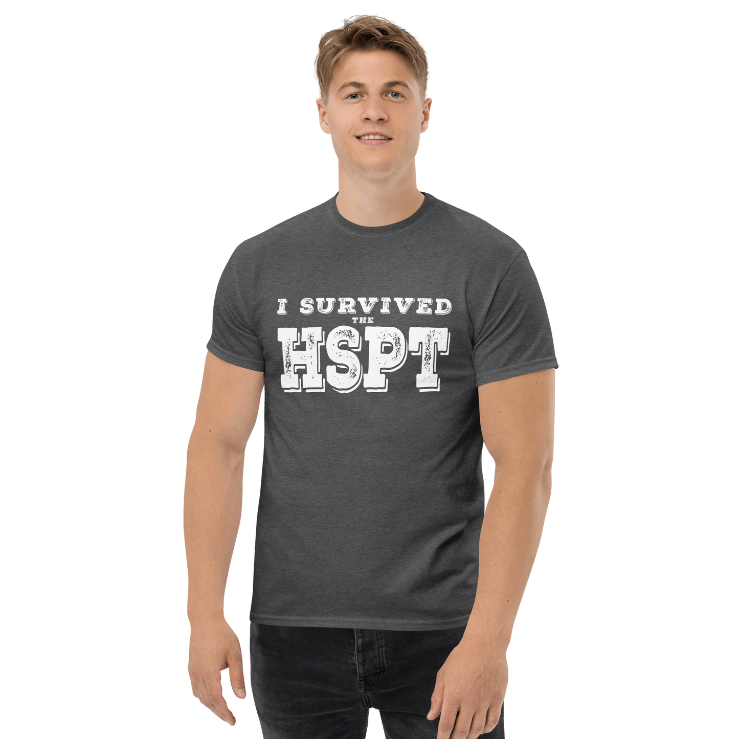 Nunya Biz - Men's I Survived the HSPT T-shirt - Nunya Biz store