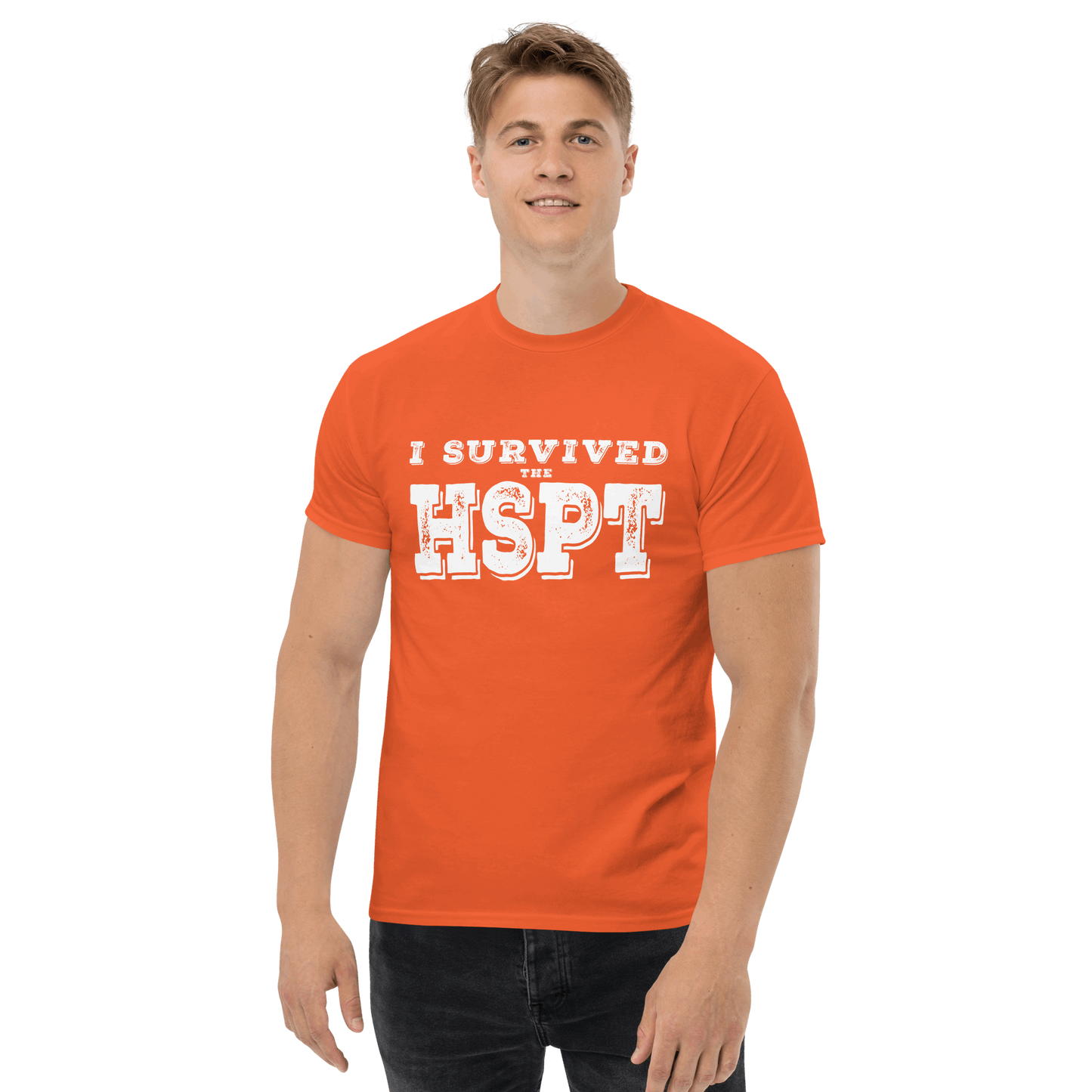 Nunya Biz - Men's I Survived the HSPT T-shirt - Nunya Biz store