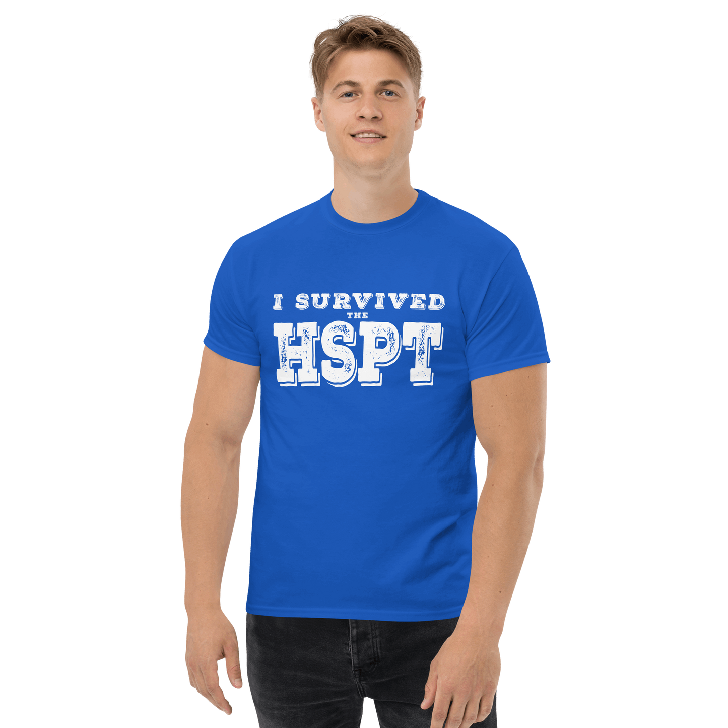 Nunya Biz - Men's I Survived the HSPT T-shirt - Nunya Biz store