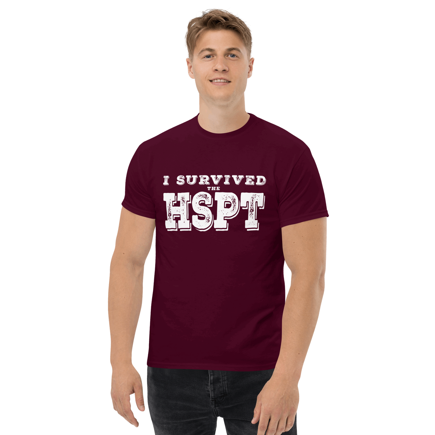 Nunya Biz - Men's I Survived the HSPT T-shirt - Nunya Biz store