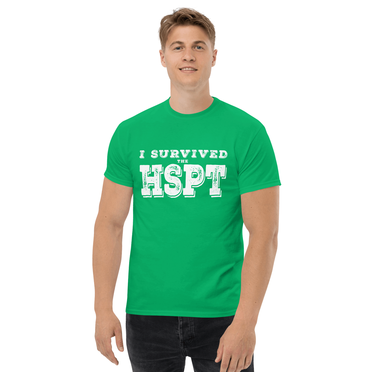 Nunya Biz - Men's I Survived the HSPT T-shirt - Nunya Biz store