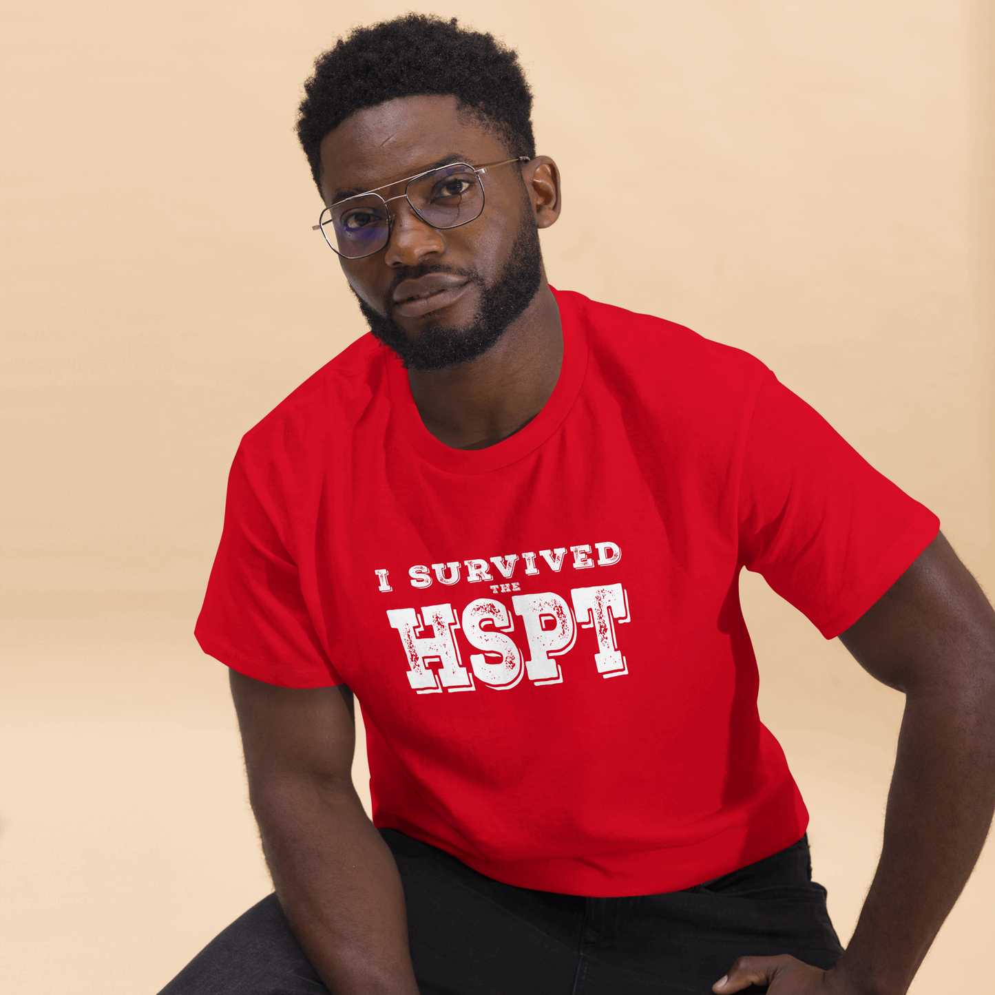 Nunya Biz - Men's I Survived the HSPT T-shirt - Nunya Biz store