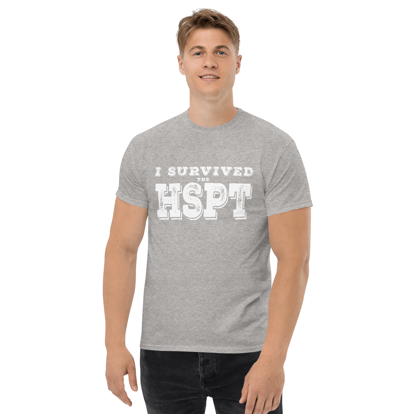 Nunya Biz - Men's I Survived the HSPT T-shirt - Nunya Biz store