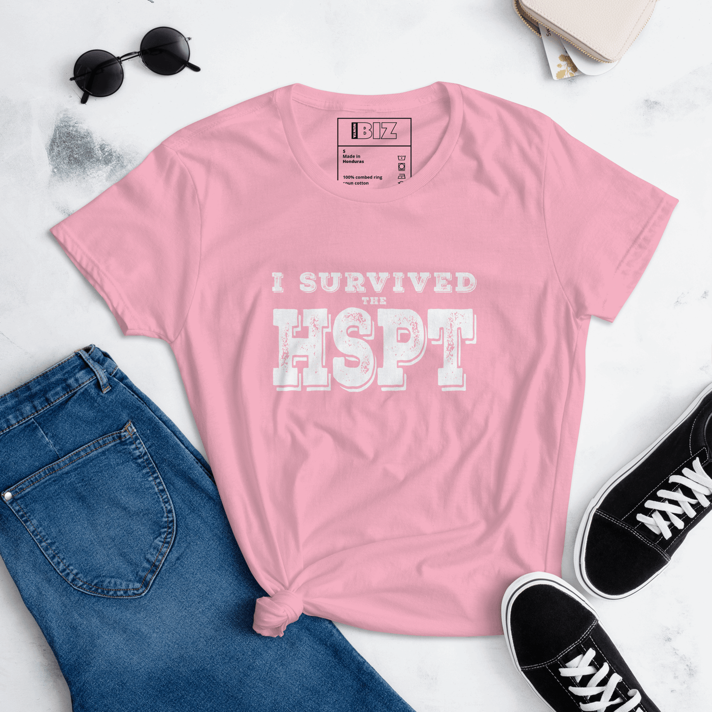 Nunya Biz - Women's I Survived the HSPT T-shirt - Nunya Biz store