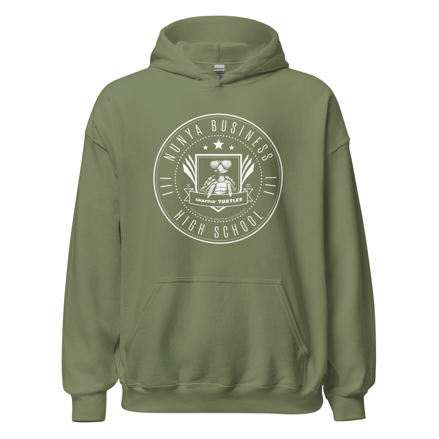 Nunya Business High School Badge Hoodie - Nunya Biz store