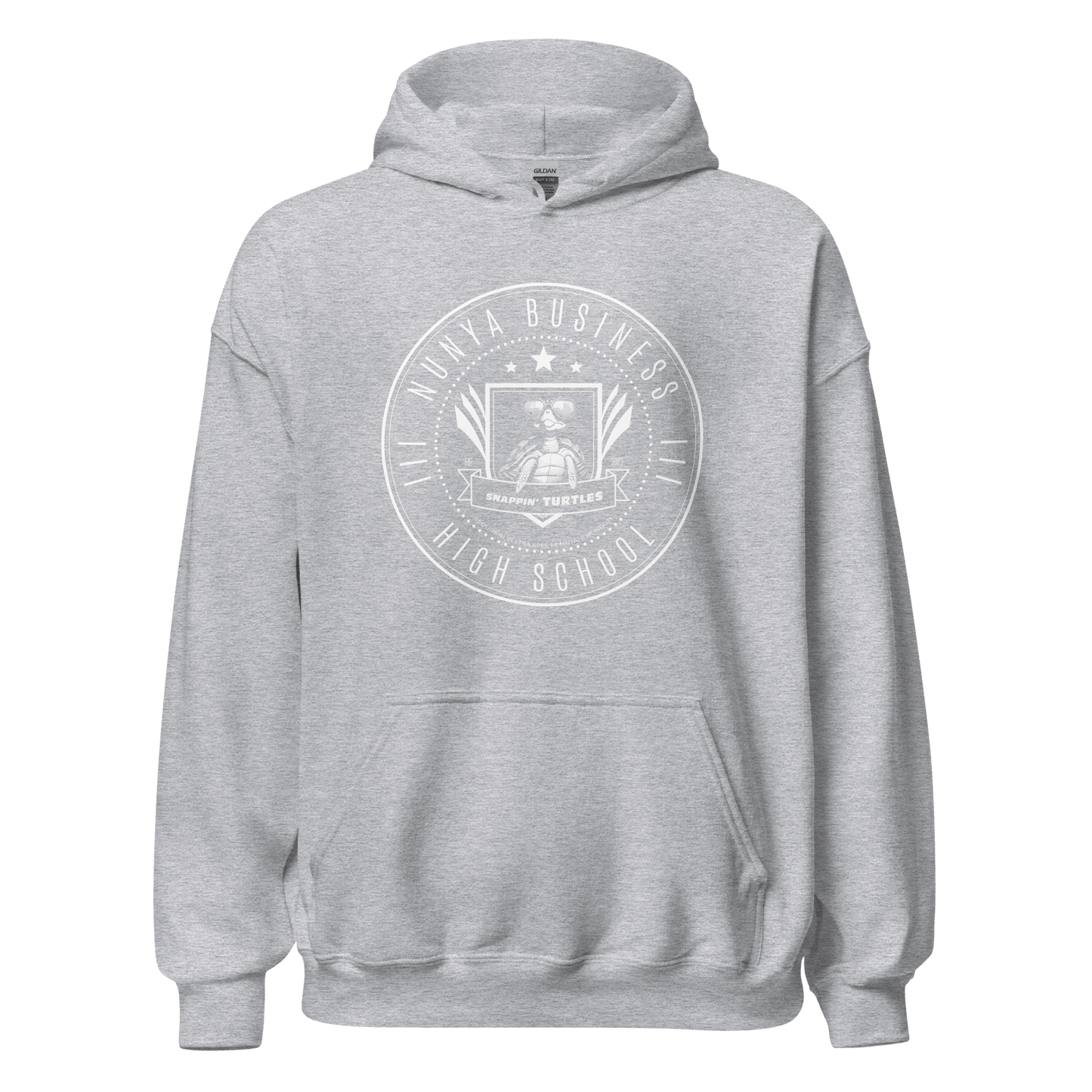 Nunya Business High School Badge Hoodie - Nunya Biz store