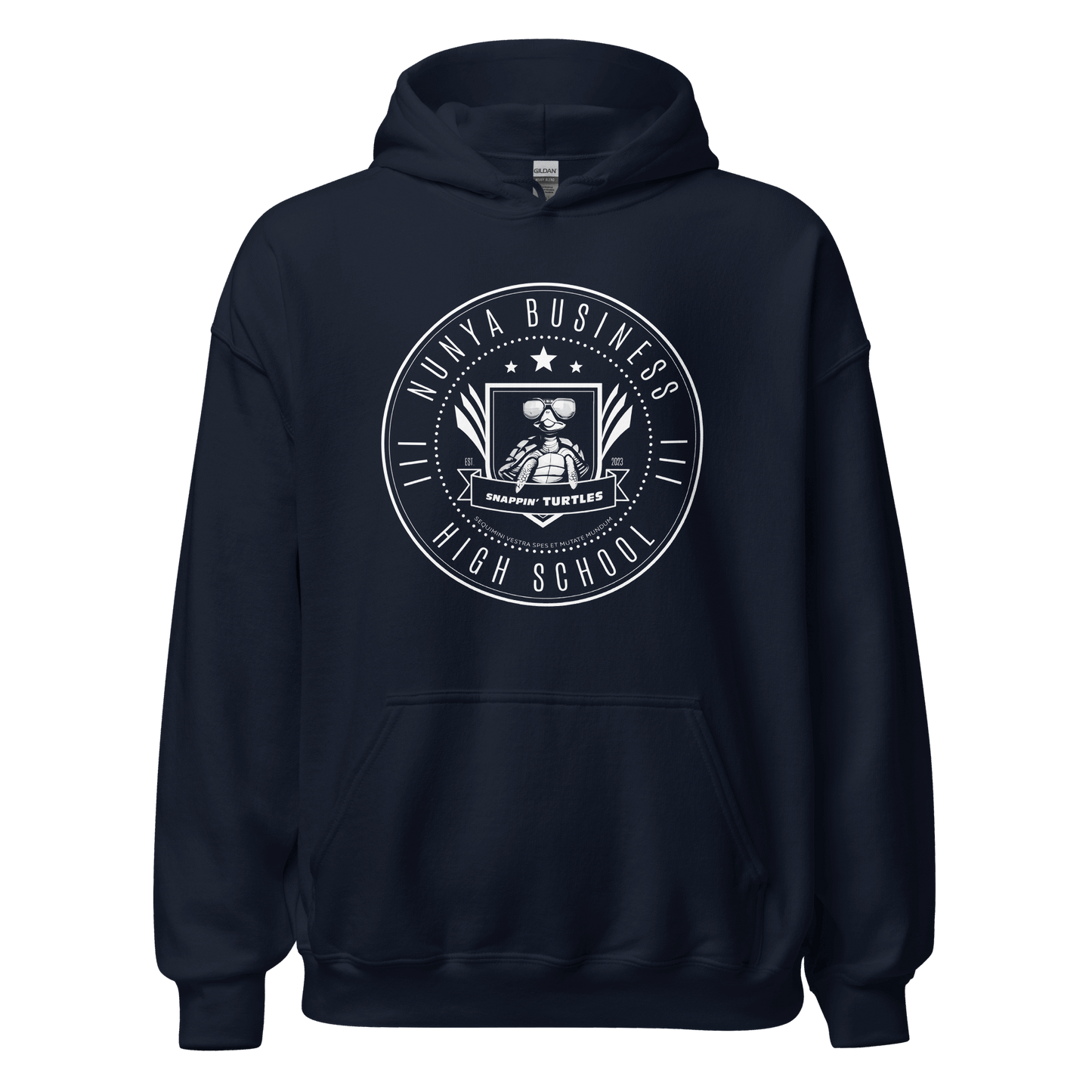 Nunya Business High School Badge Hoodie - Nunya Biz store