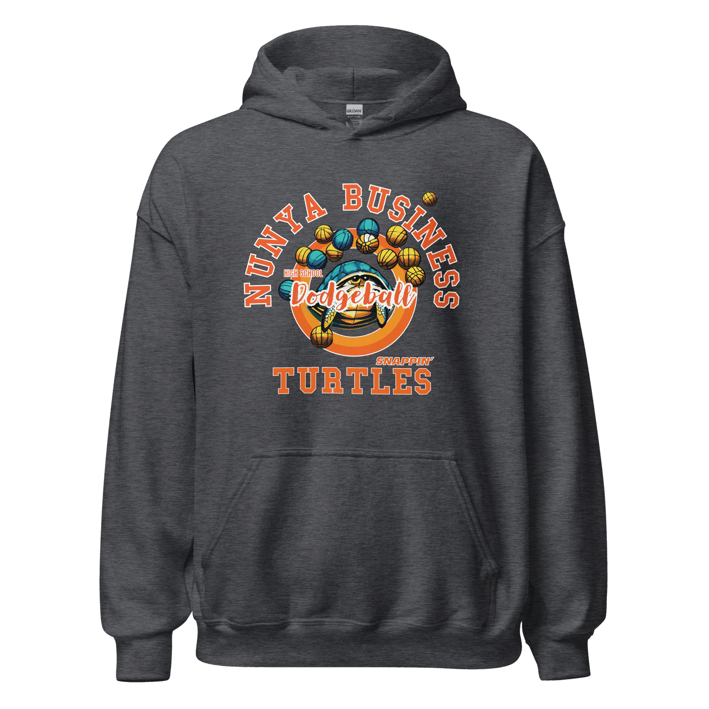 NBHS Athletics - Dodgeball Hoodie - Nunya Biz store