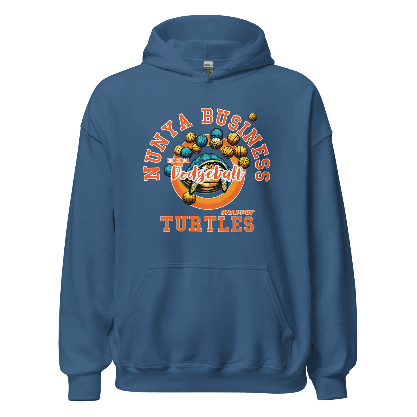 NBHS Athletics - Dodgeball Hoodie - Nunya Biz store