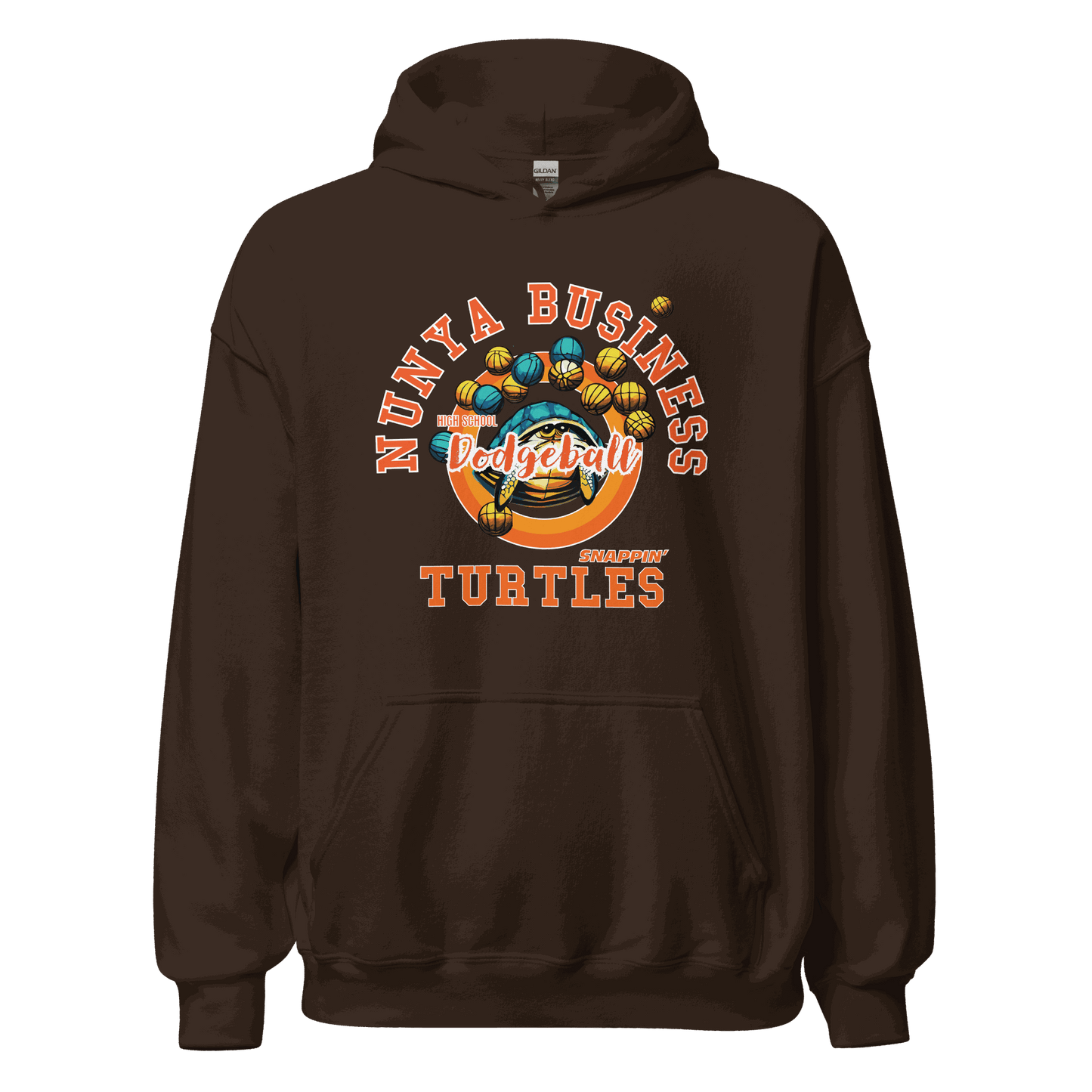 NBHS Athletics - Dodgeball Hoodie - Nunya Biz store